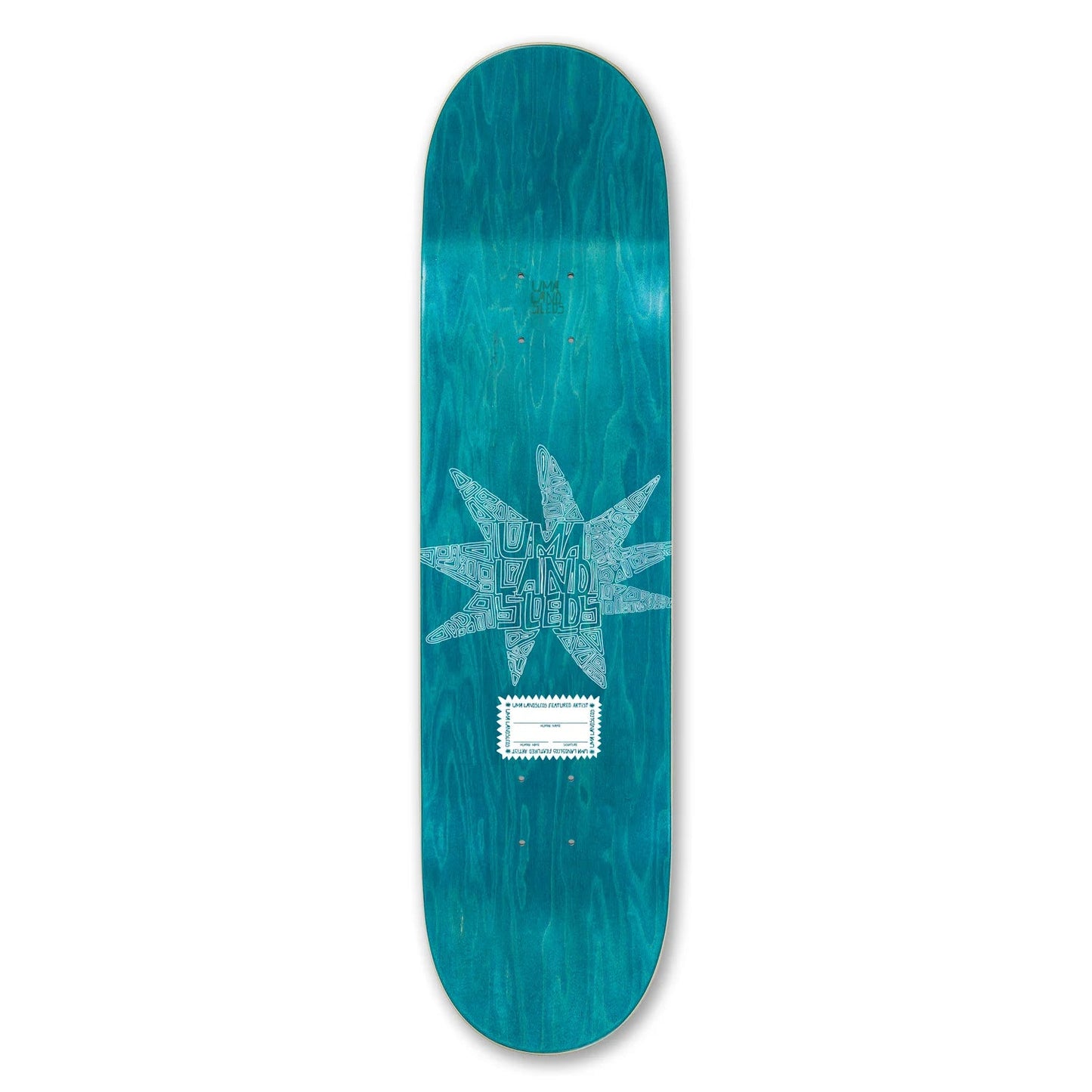 Uma Streams Cody Chapman 8.5" skateboard deck - SkatebruhSG