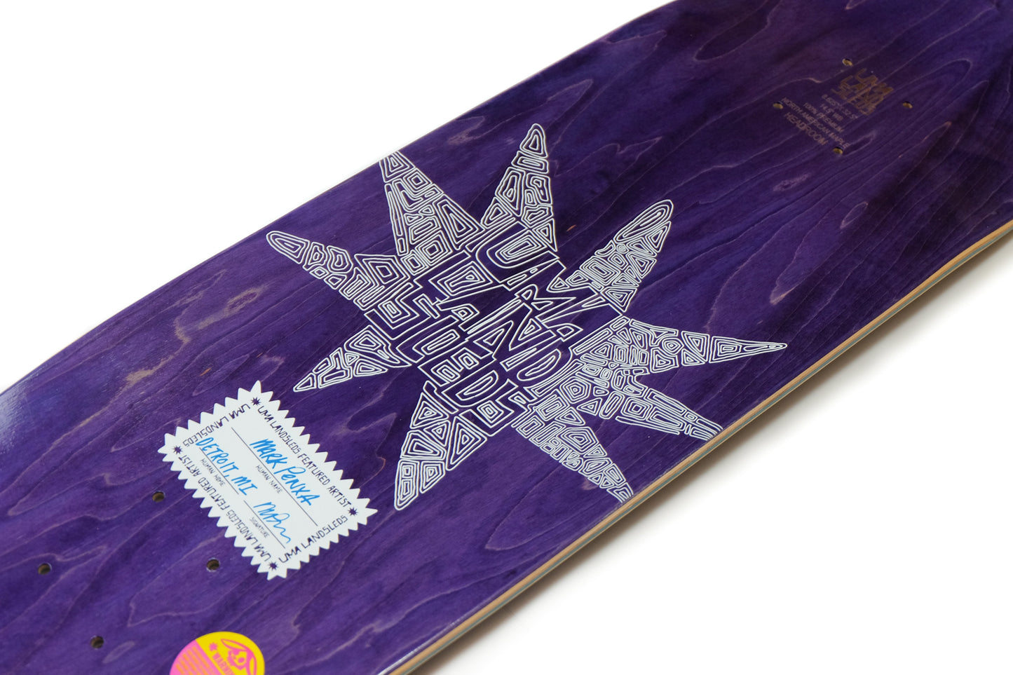 Uma Streams Evan Smith 8.625" on Headroom skateboard deck - SkatebruhSG
