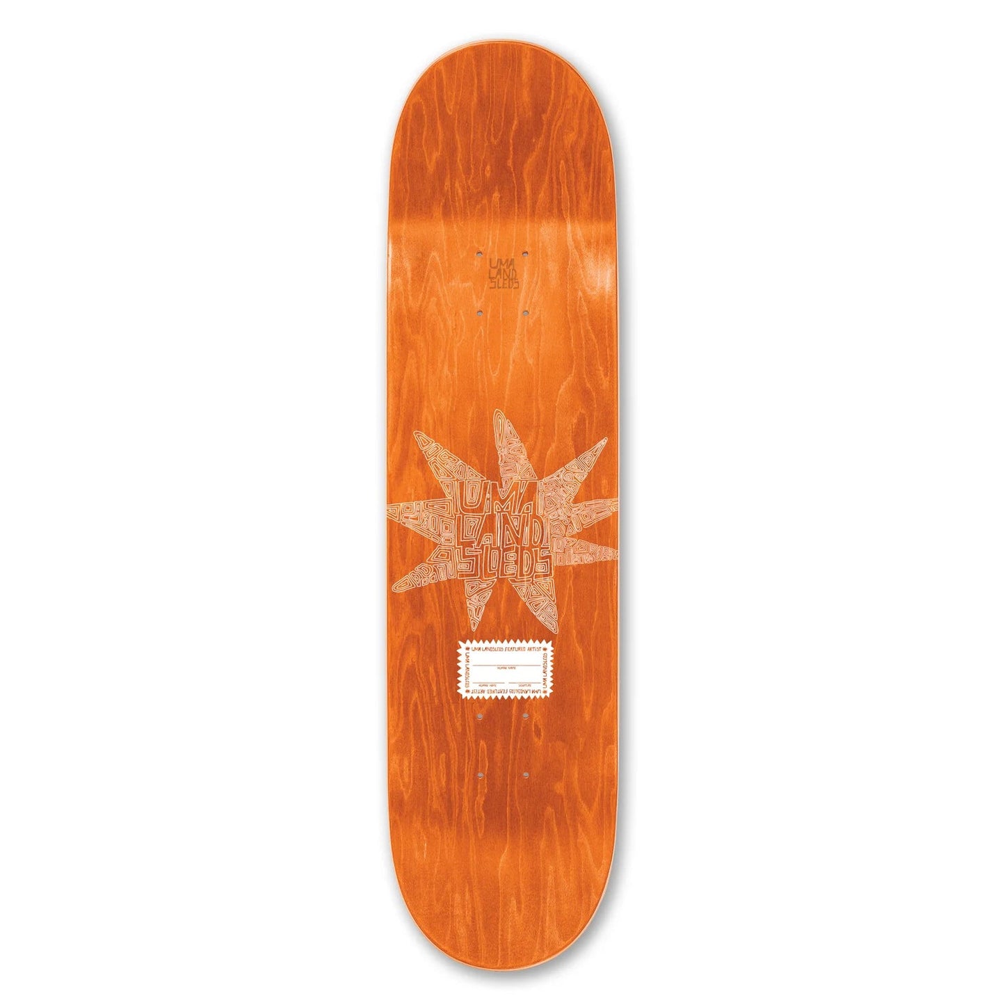 Uma Streams Maite 8.25" skateboard deck - SkatebruhSG