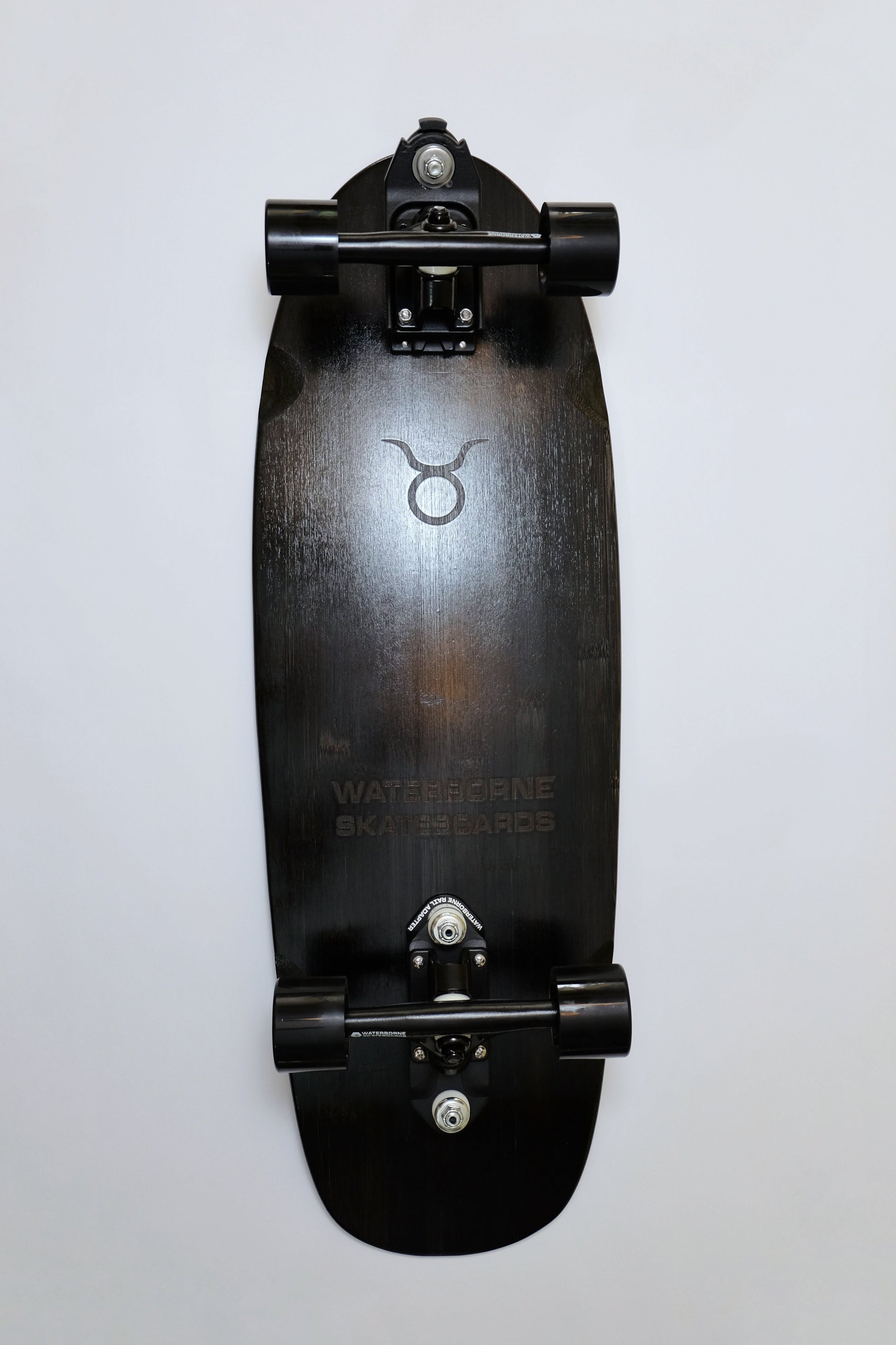 Waterborne Black Bamboo Taurus Surfskate - SkatebruhSG