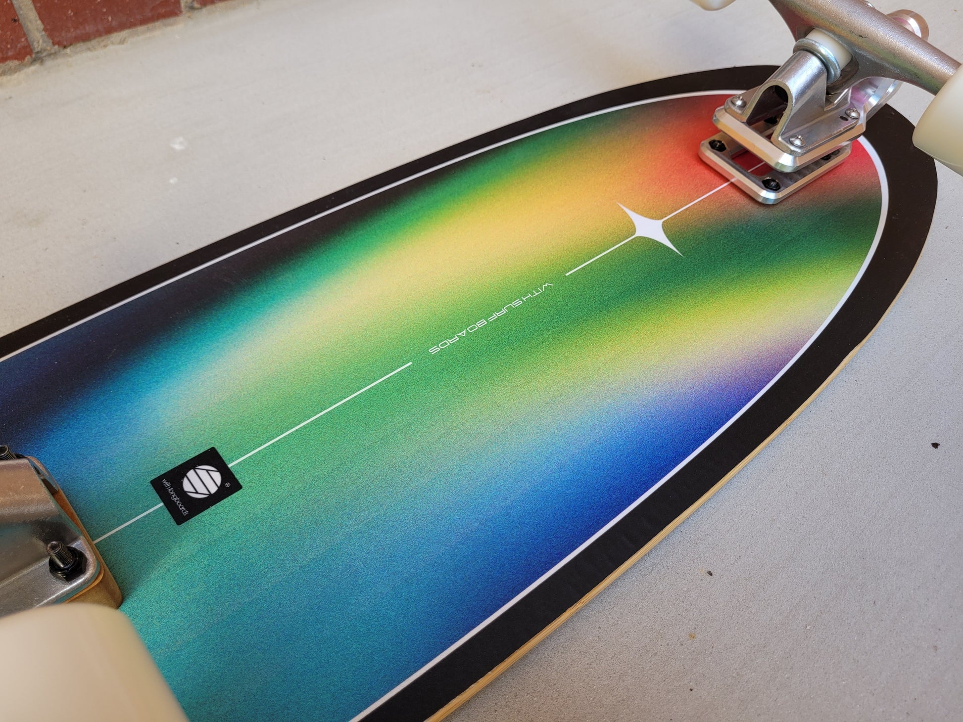 WITH Aurora Green Surfskate - SkatebruhSG Singapore Skateshop