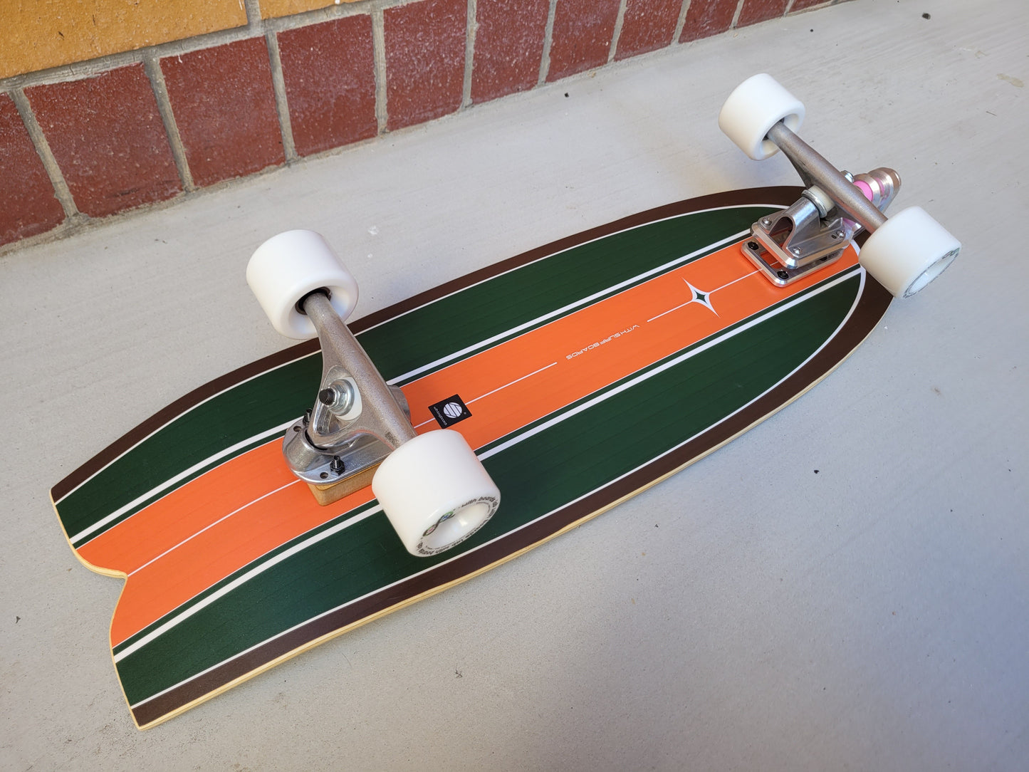 WITH Old Skool Green Surfskate - SkatebruhSG Singapore Skateshop