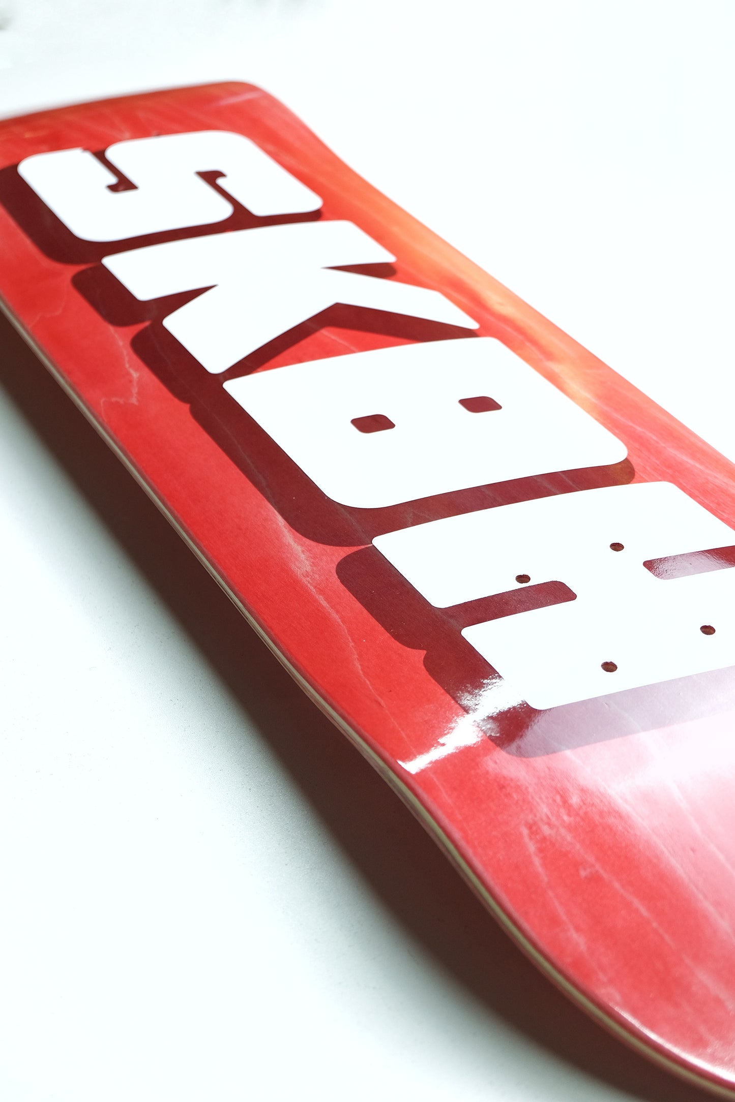 SKBH 8.5" Logo Red Skateboard Deck
