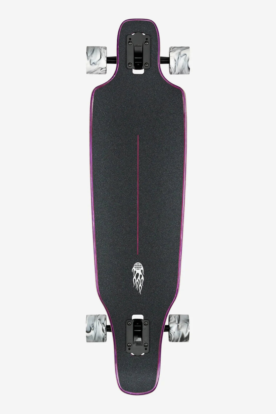 Globe Outlier Purple Flames 36" Longboard