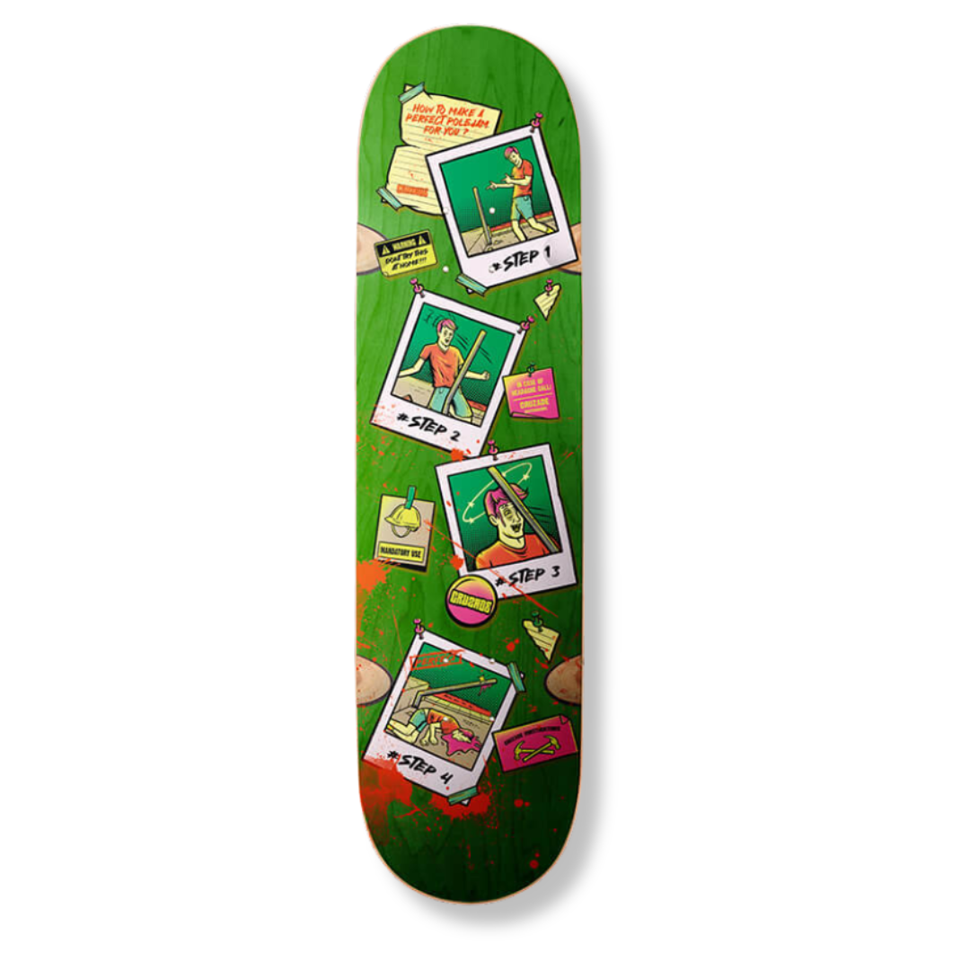 Polejam 8.75"x31.95" Cruzade Skateboard Deck