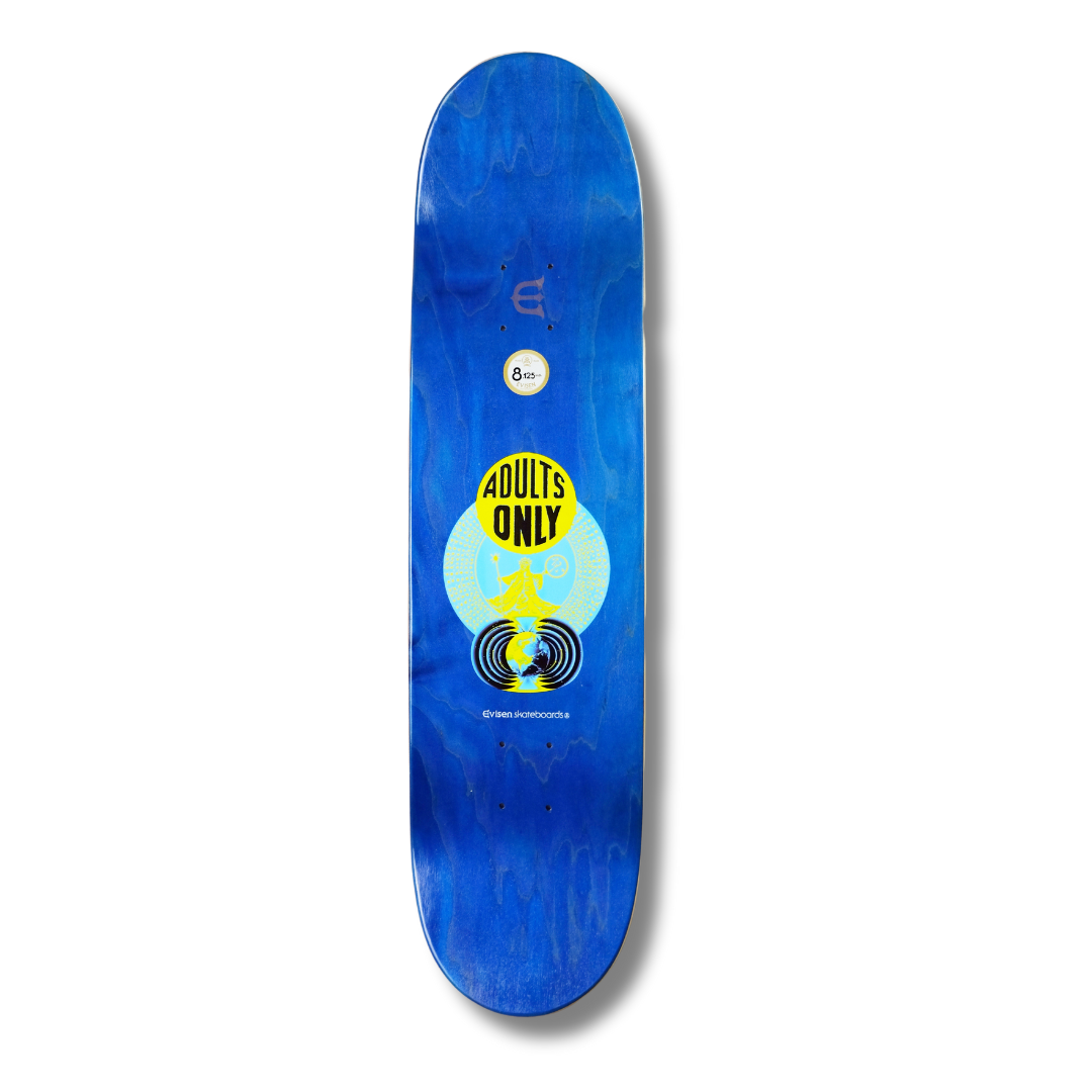 Evisen World Hall skateboard deck - Custom Skateboard Builder