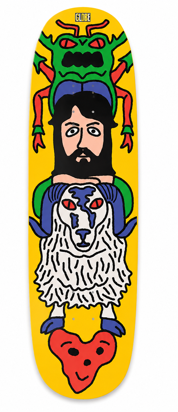 Globe Hammer Animal Collector Keith Shore/P Mac Skateboard Deck
