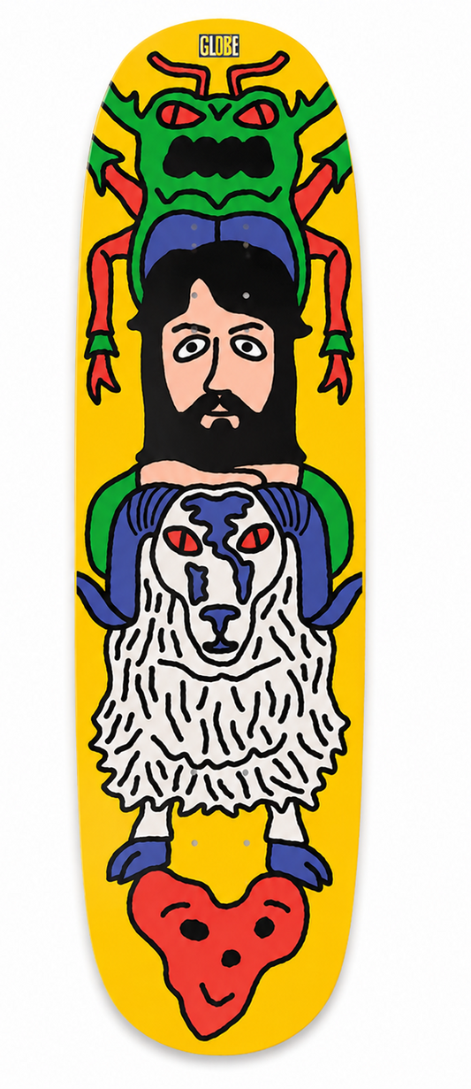 Globe Hammer Animal Collector Keith Shore/P Mac Skateboard Deck