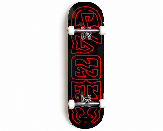 Globe G0 Heyman Black Red 8.0" Skateboard