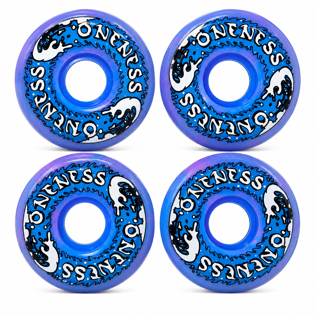 Oneness Wheels FUN Series Vortex Pink Blue 56mm 99A