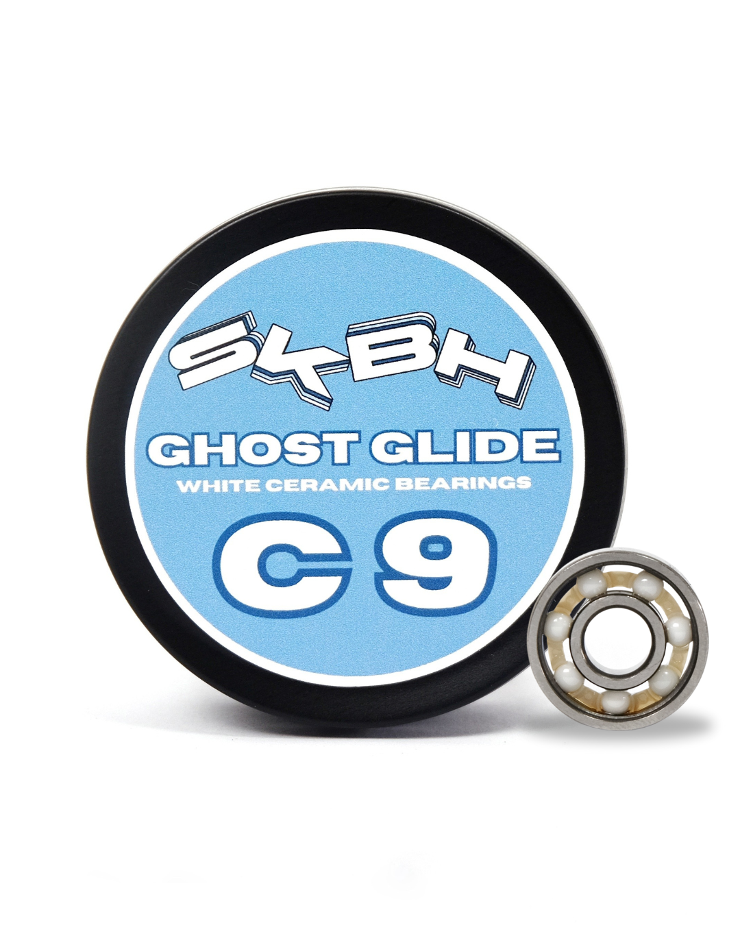 SKBH Ghost Glide C9 White Ceramic skateboard/longboard bearings