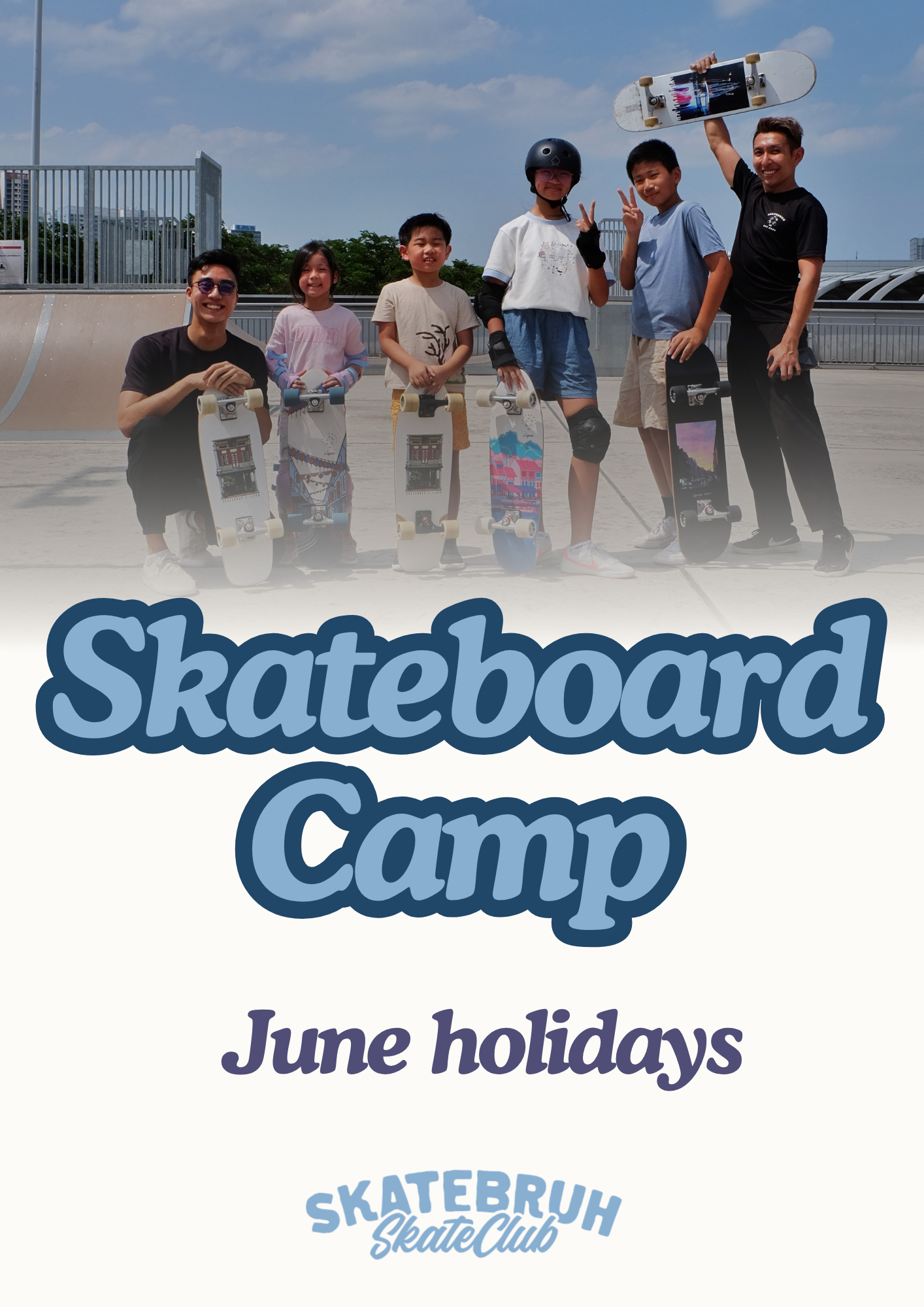 3 Day June Holiday Beginner Skateboard Camp