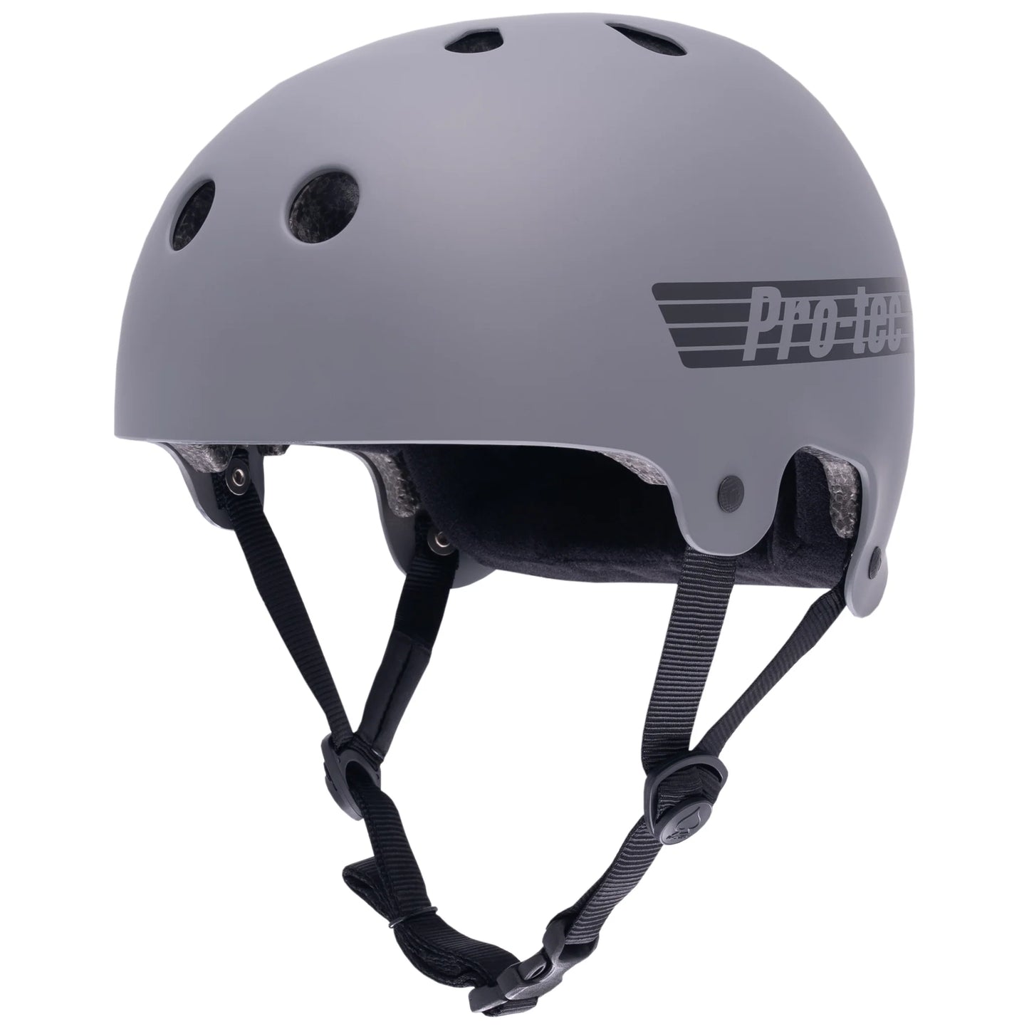 Old School LOW PRO Certified Helmet Asia Fit - Matte Grey