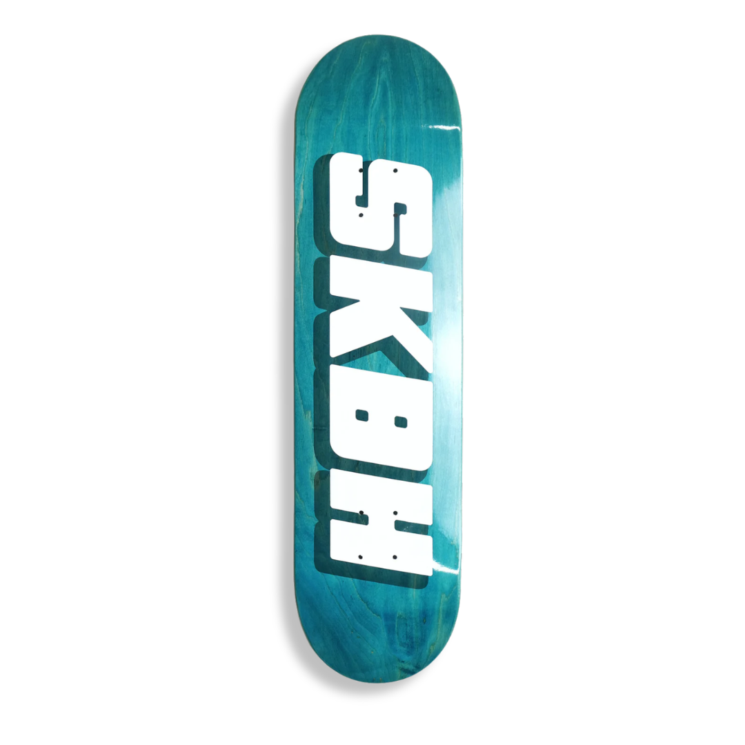 SKBH 8.0" Logo Blue Skateboard Deck