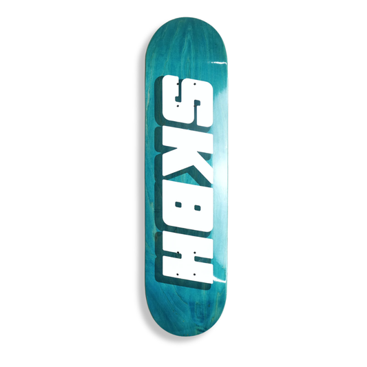 SKBH 8.0" Logo Blue Skateboard Deck