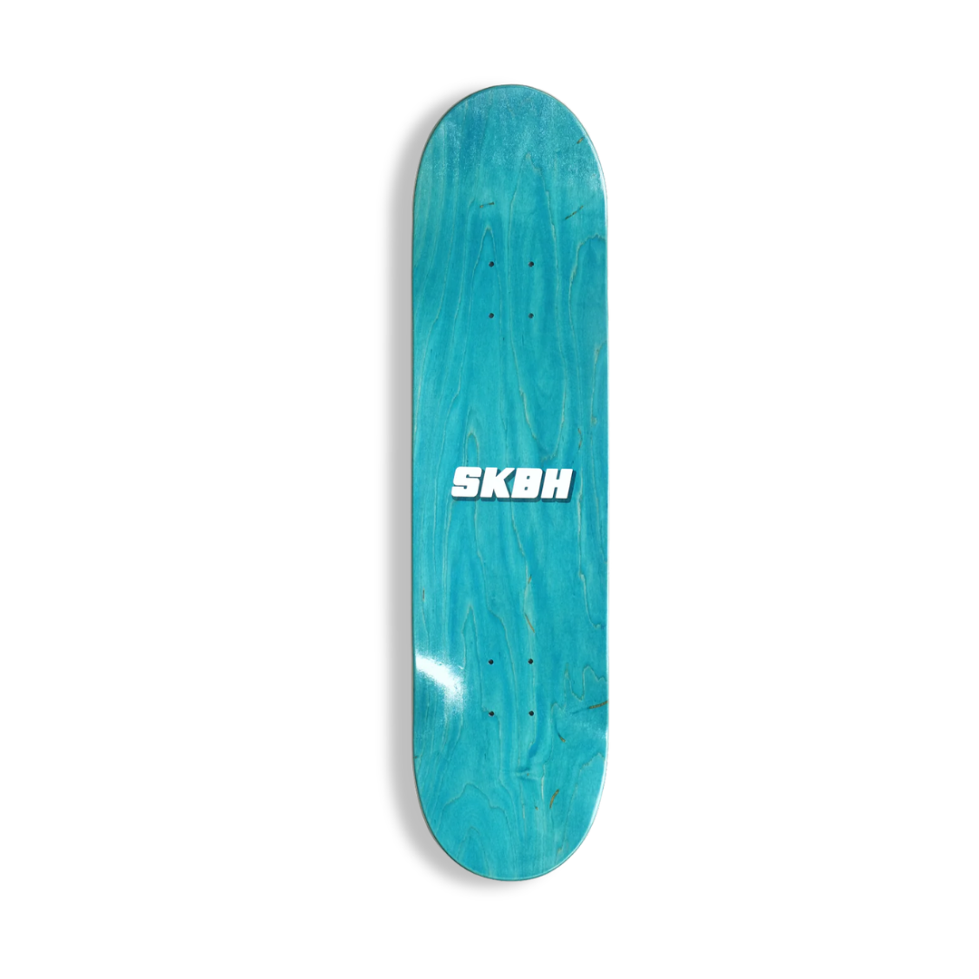 SKBH 8.0" Logo Blue Skateboard Deck