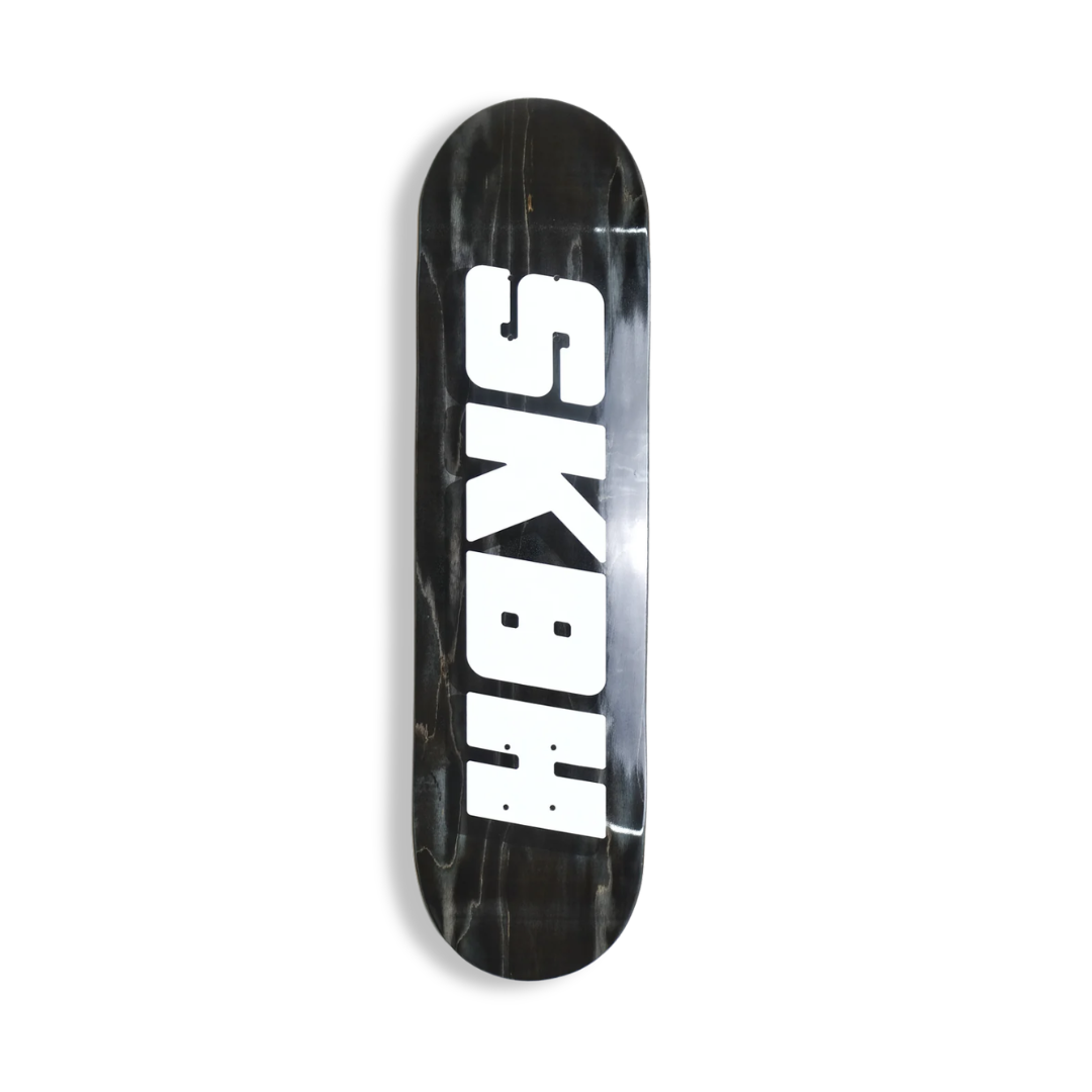 SKBH 8.25" Logo Black Skateboard Deck