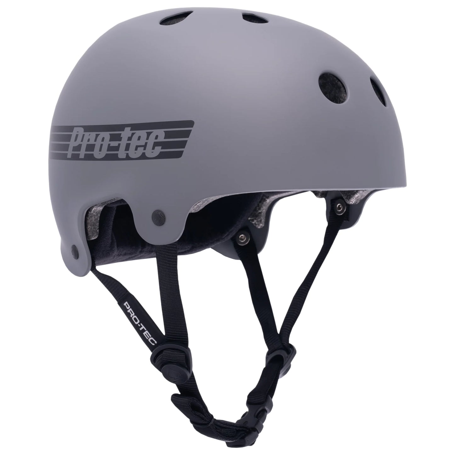 Old School LOW PRO Certified Helmet Asia Fit - Matte Grey