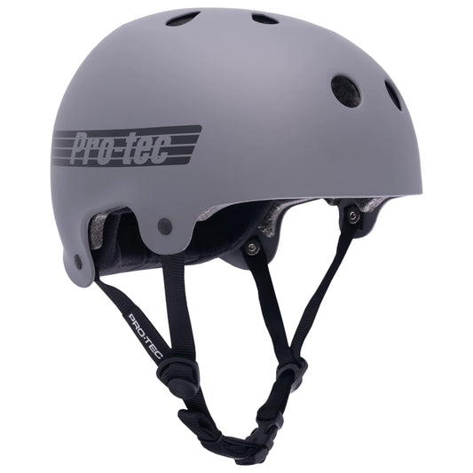Old School LOW PRO Certified Helmet Asia Fit - Matte Grey