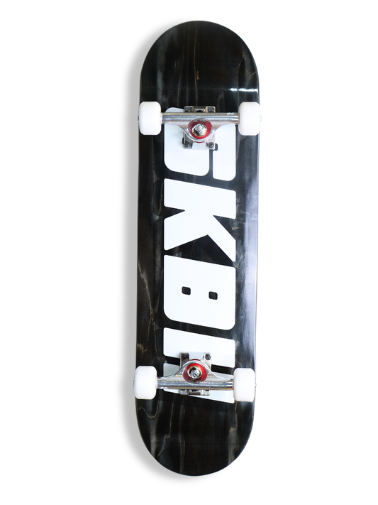 SKBH 8.25" Logo Black Skateboard
