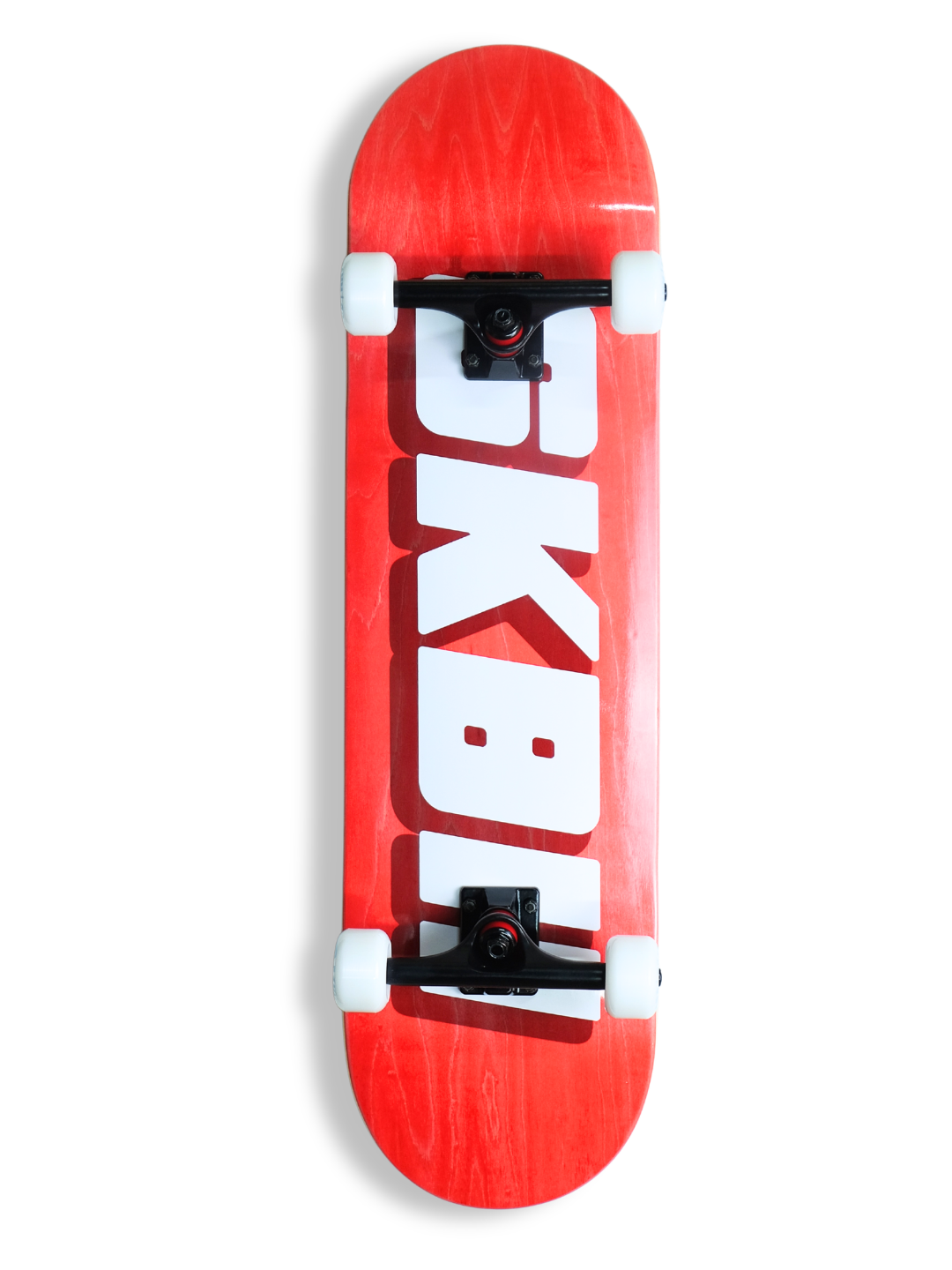 SKBH 8.5" Logo Red Skateboard
