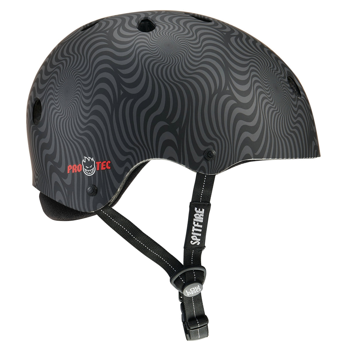 LOW PRO Certified Helmet - Spitfire Signature Edition - Black Swirl
