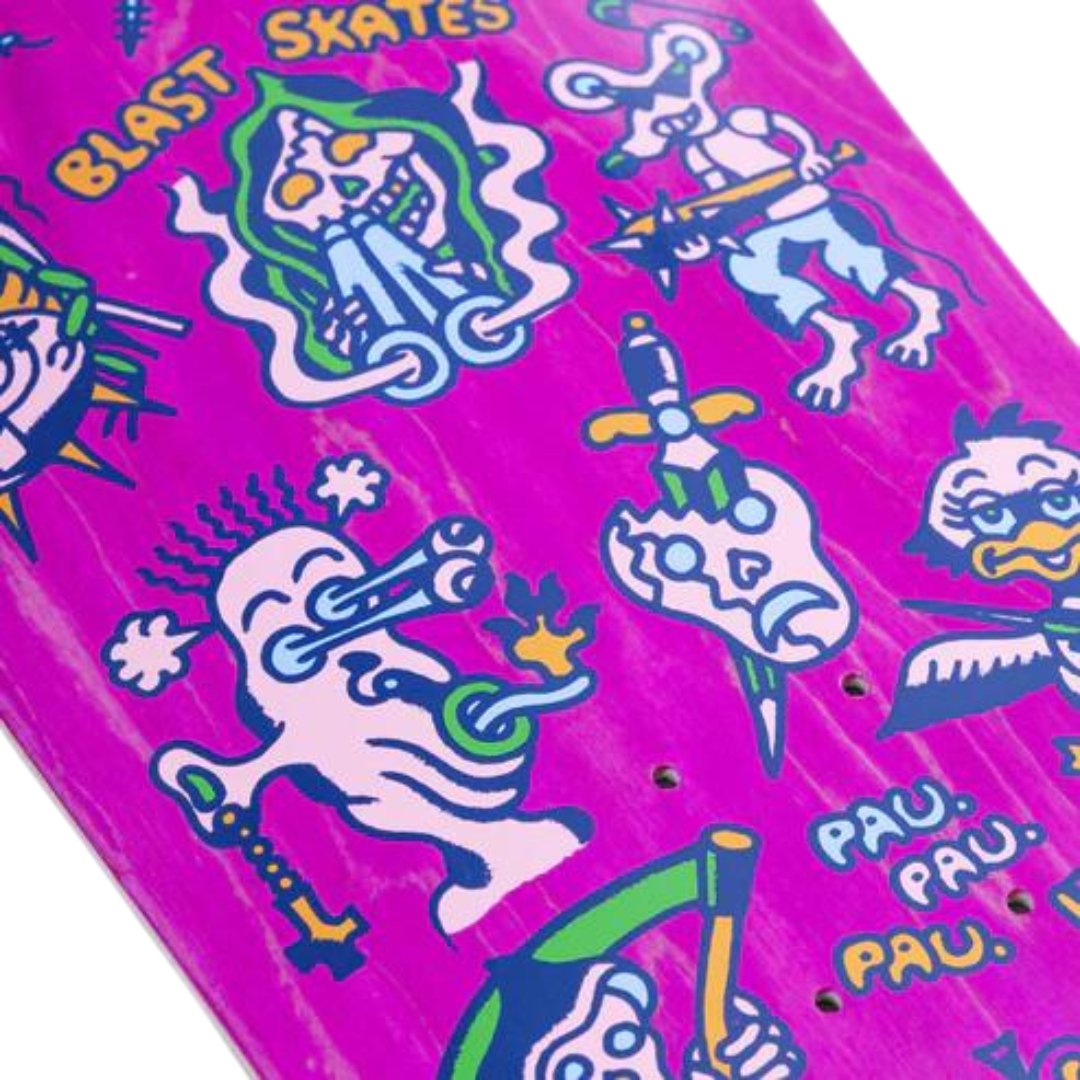 Blast Flash Collection: Pau Pau Pau 9.75" deck - SkatebruhSG