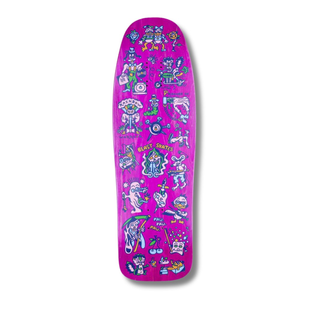 Blast Flash Collection: Pau Pau Pau 9.75" deck - SkatebruhSG