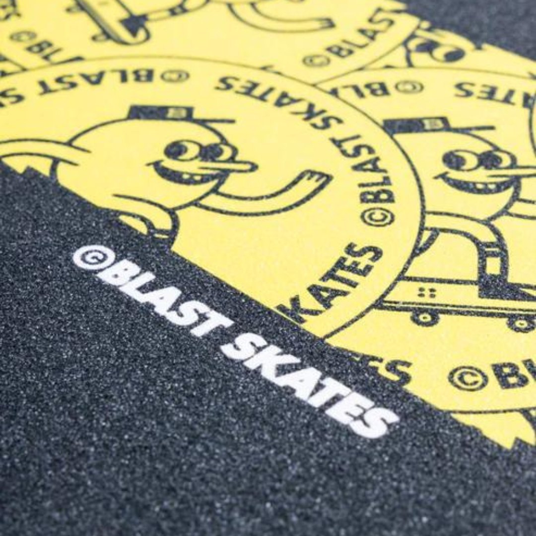 Blast Logo Wide 11" perforated griptape - Custom Skateboard Builder - SkatebruhSG