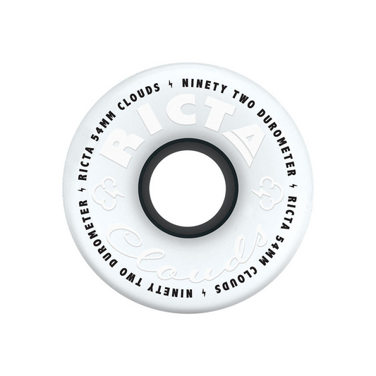 Ricta Clouds White Black Core 57mm 78A Skateboard Wheels