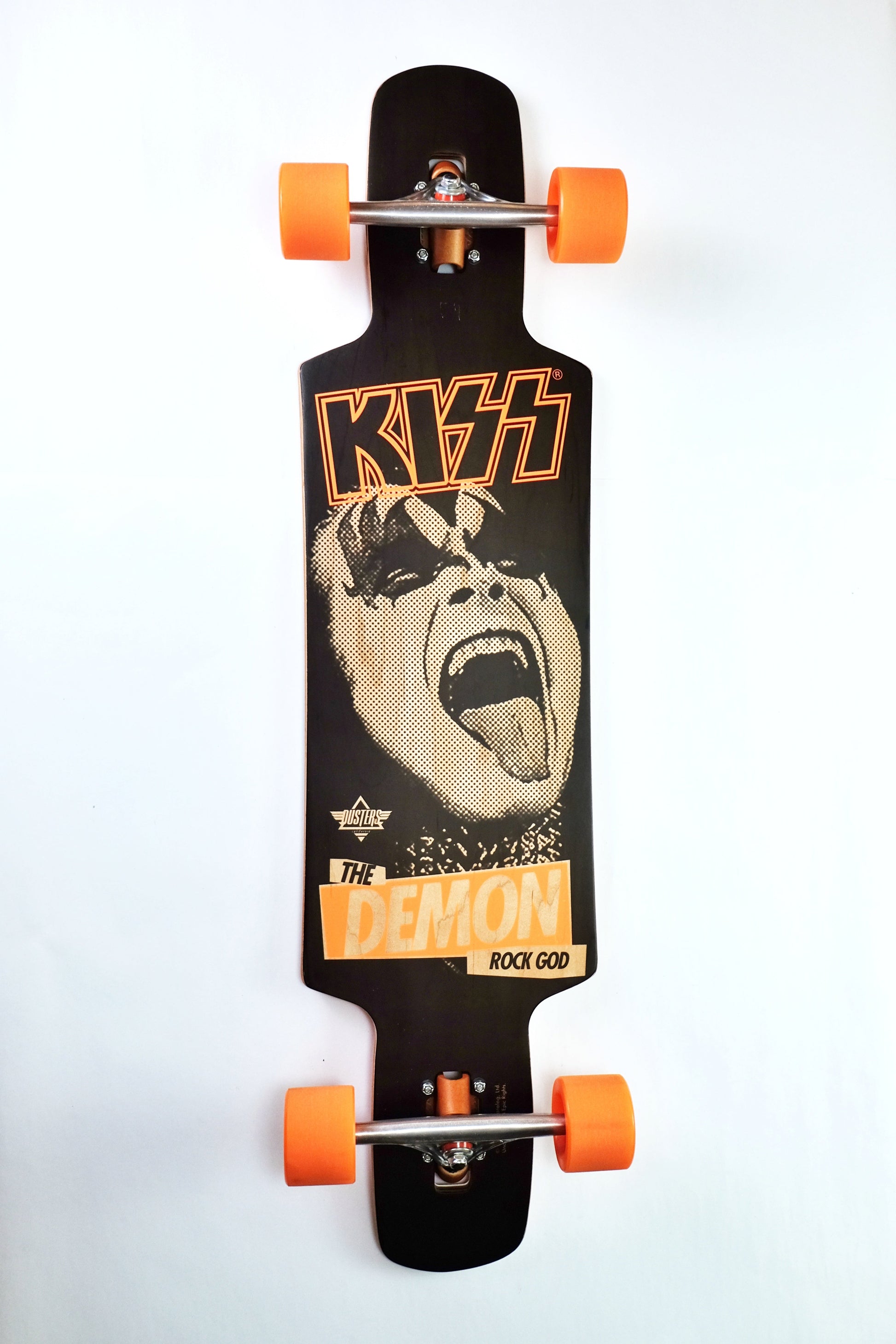 Dusters Kiss drop - through 38" longboard - SkatebruhSG