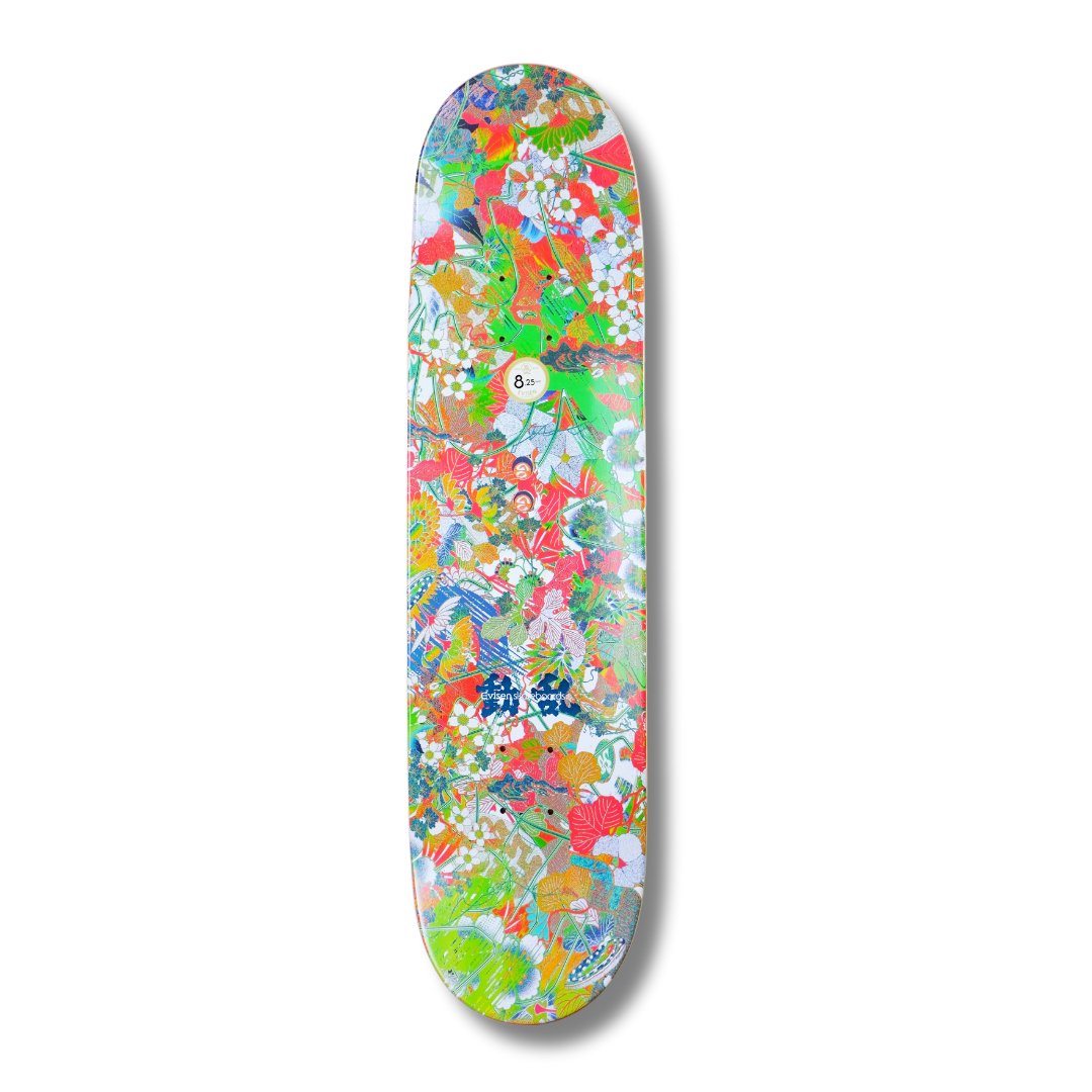 Evisen Hyakka Douran skateboard deck - Custom Skateboard Builder - SkatebruhSG