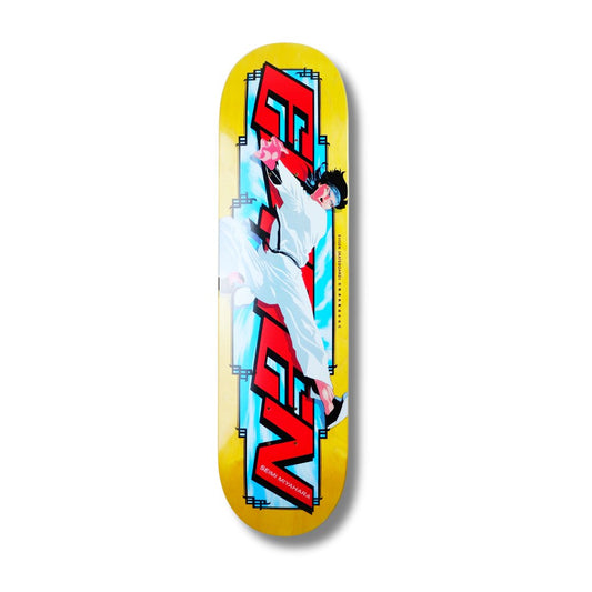 Evisen Miyahara Wax On Kid skateboard deck - Custom Skateboard Builder - SkatebruhSG