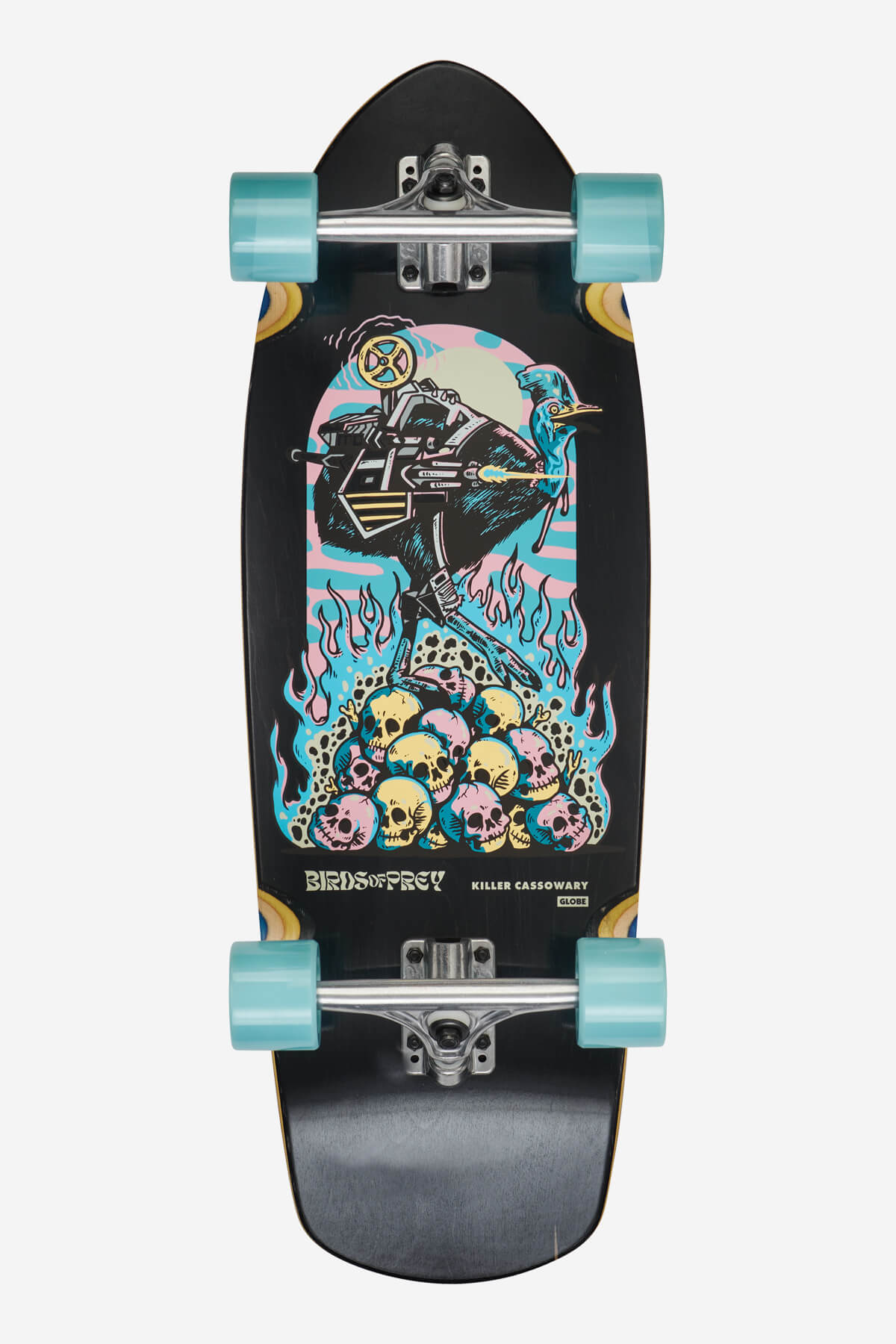 Globe Stubby 'Killer Cassowary' 30" Cruiser Board - SkatebruhSG