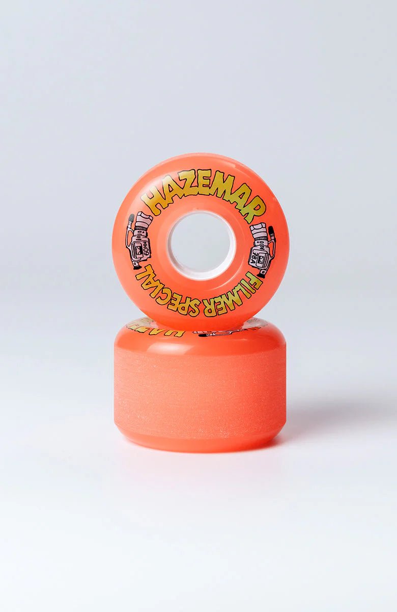 Hazemar Red - Softies 78A, 60mm Skateboard Wheels - SkatebruhSG