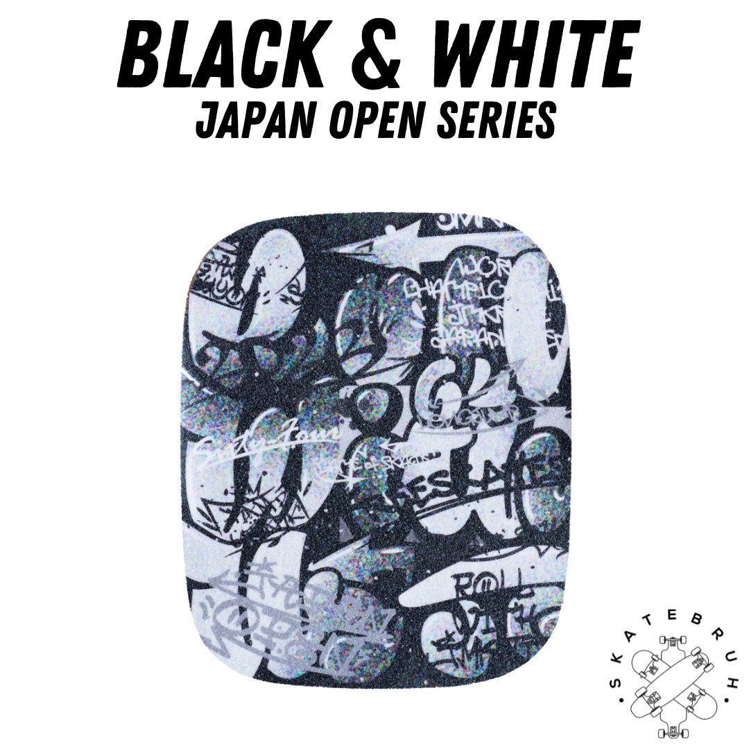 JMKRIDE Freeskate Black & White Griptape - Custom Freeskate Builder - SkatebruhSG