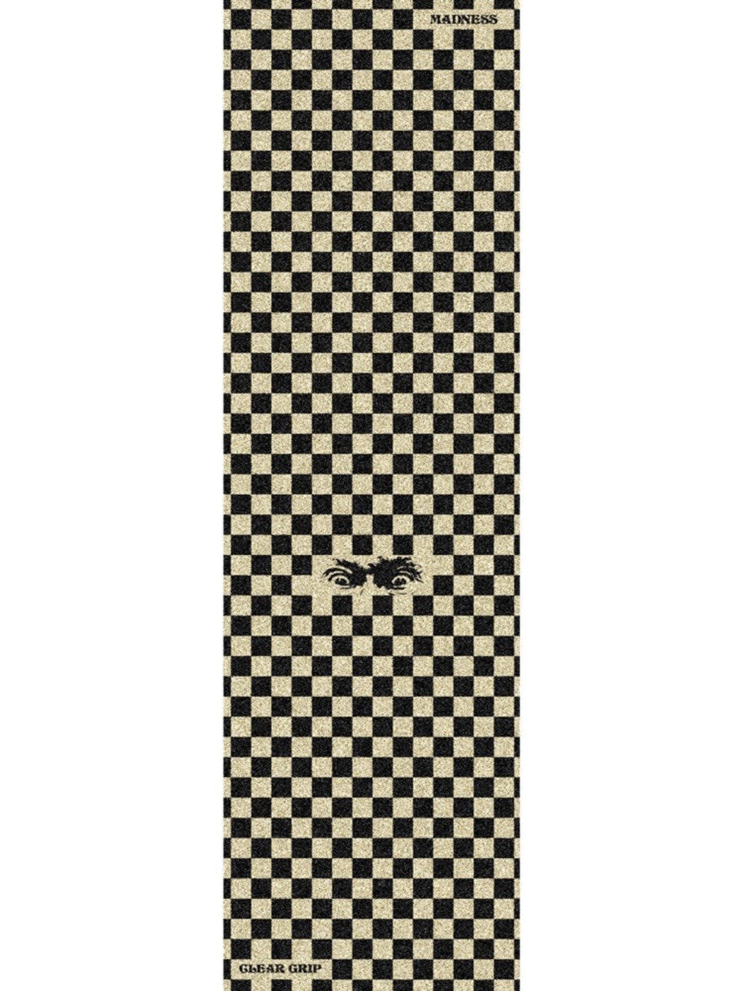 Madness Checkered View Clear Griptape 10" - Custom Skateboard Builder - SkatebruhSG