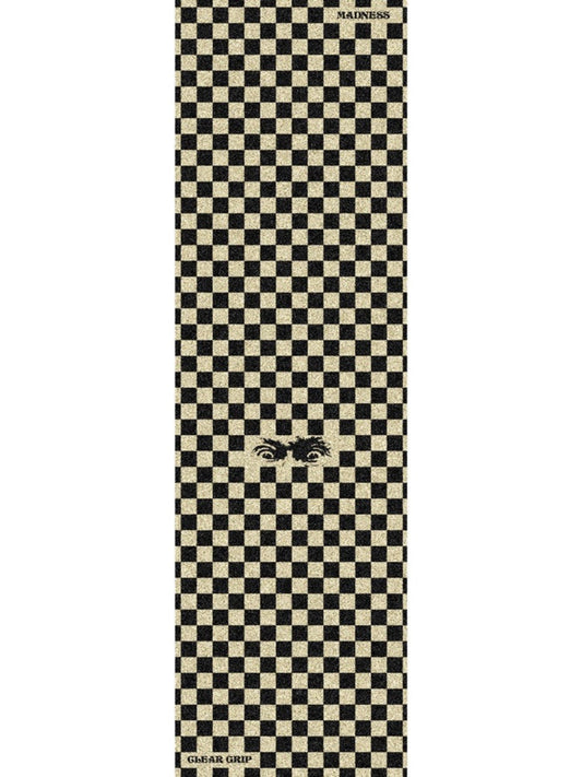 Madness Checkered View Clear Griptape 10" - Custom Skateboard Builder - SkatebruhSG