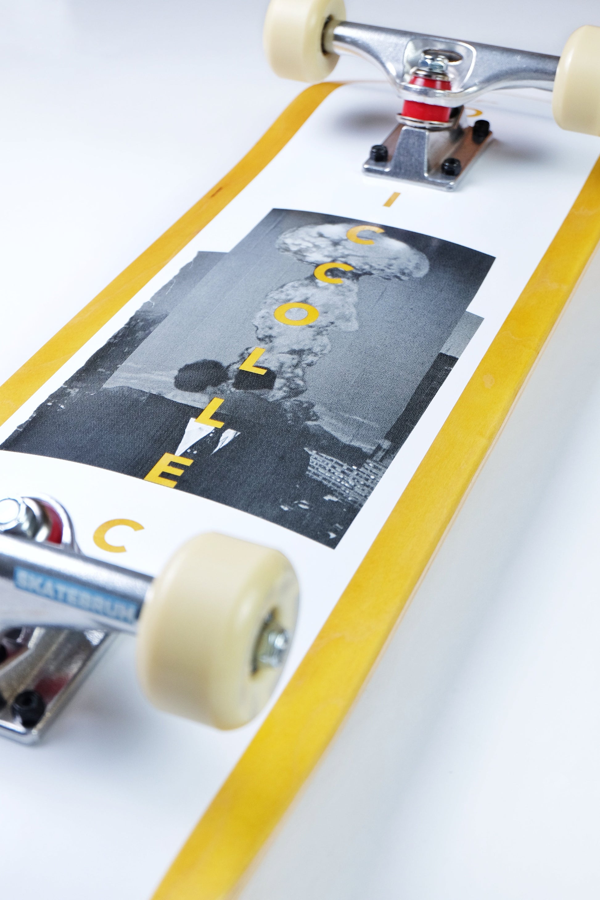 Poetic Big bang yellow frame Skateboard - SkatebruhSG