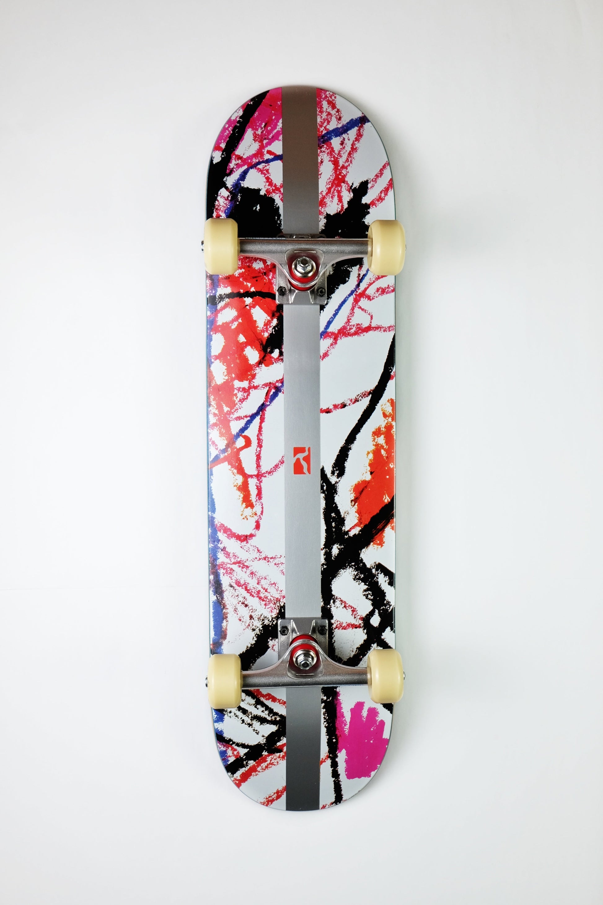 Poetic Silver line Crayons Skateboard - SkatebruhSG