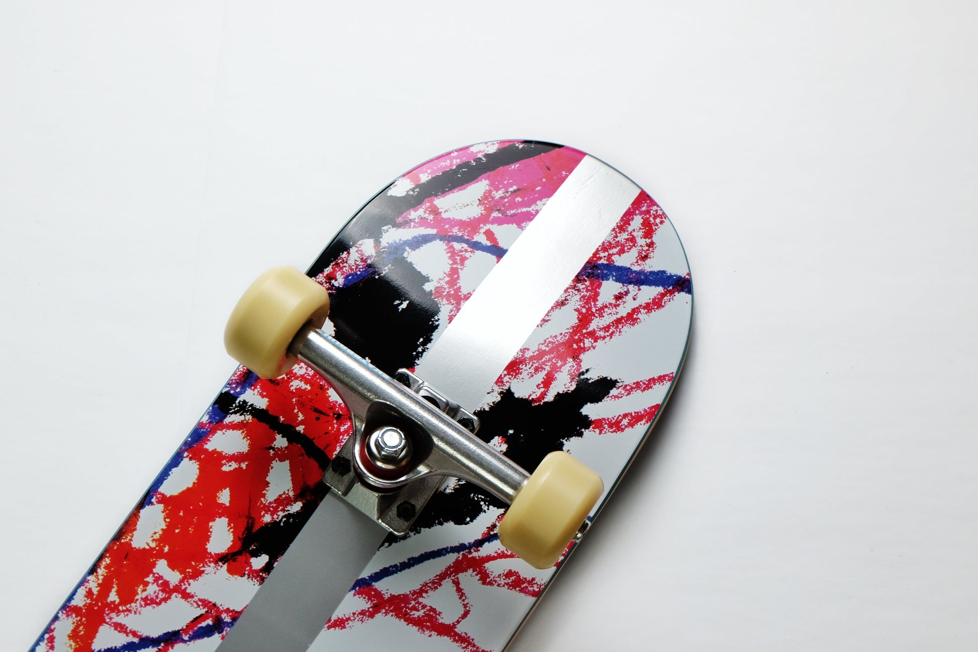 Poetic Silver line Crayons Skateboard - SkatebruhSG