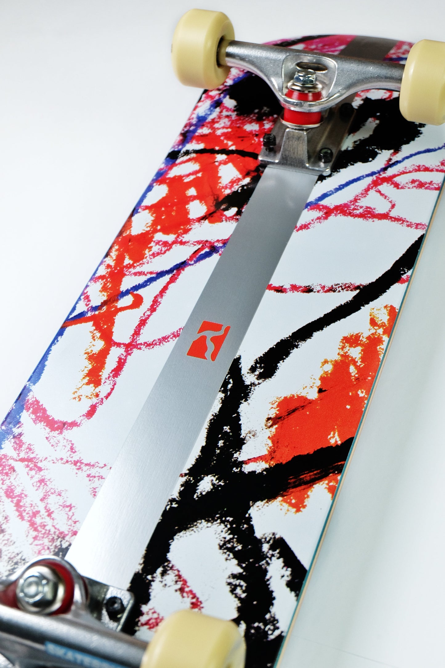 Poetic Silver line Crayons Skateboard - SkatebruhSG