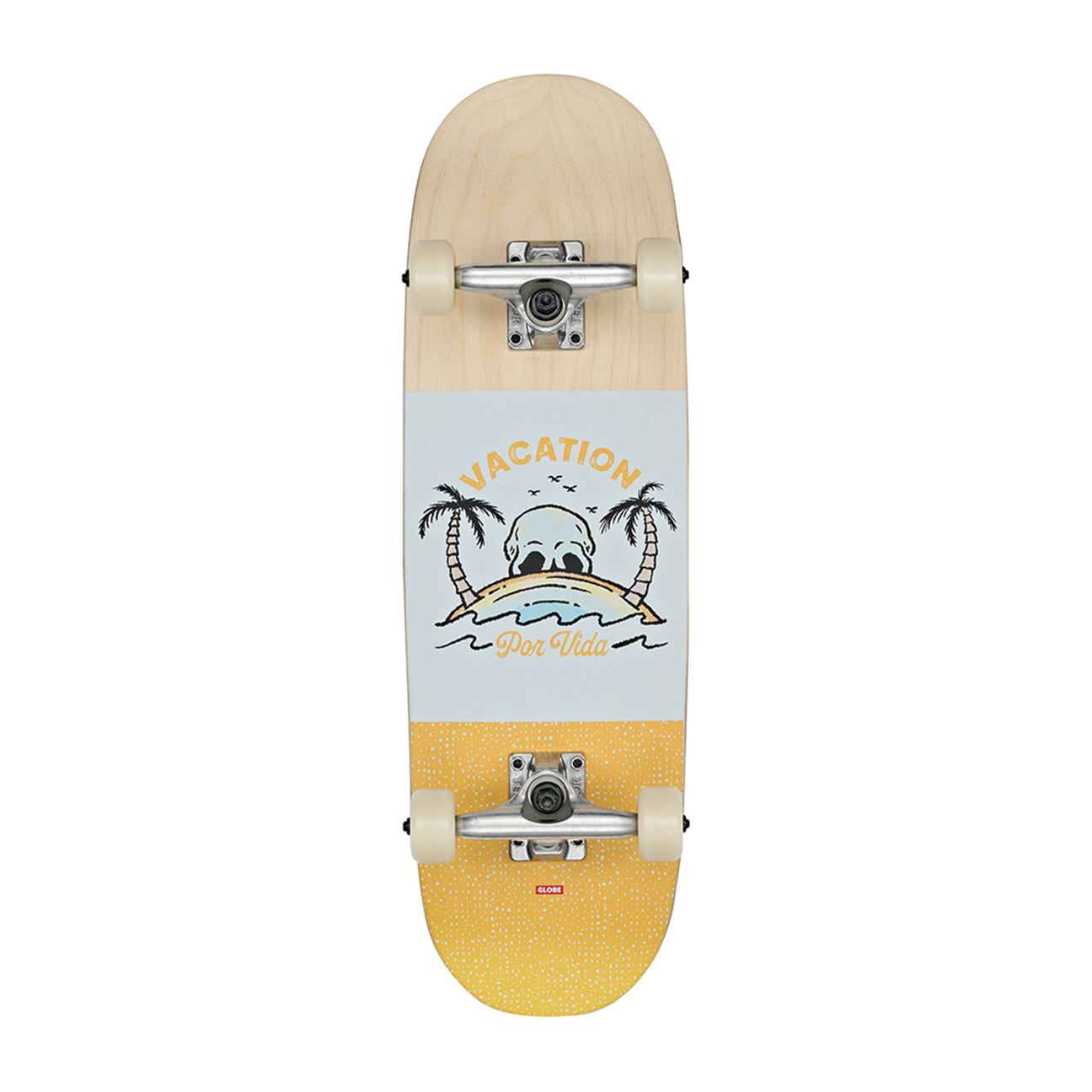 Globe Kids Softie Mini 7.9" Natural/Por Vida Skateboard