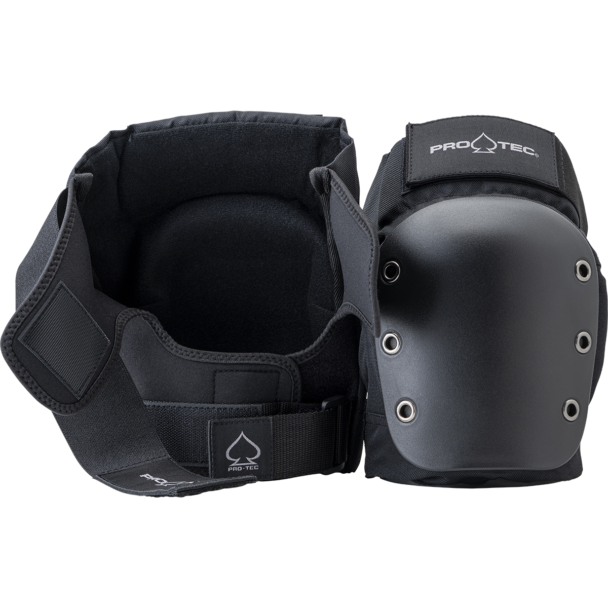 Pro-Tec Street Knee Pad - Open Back - Black