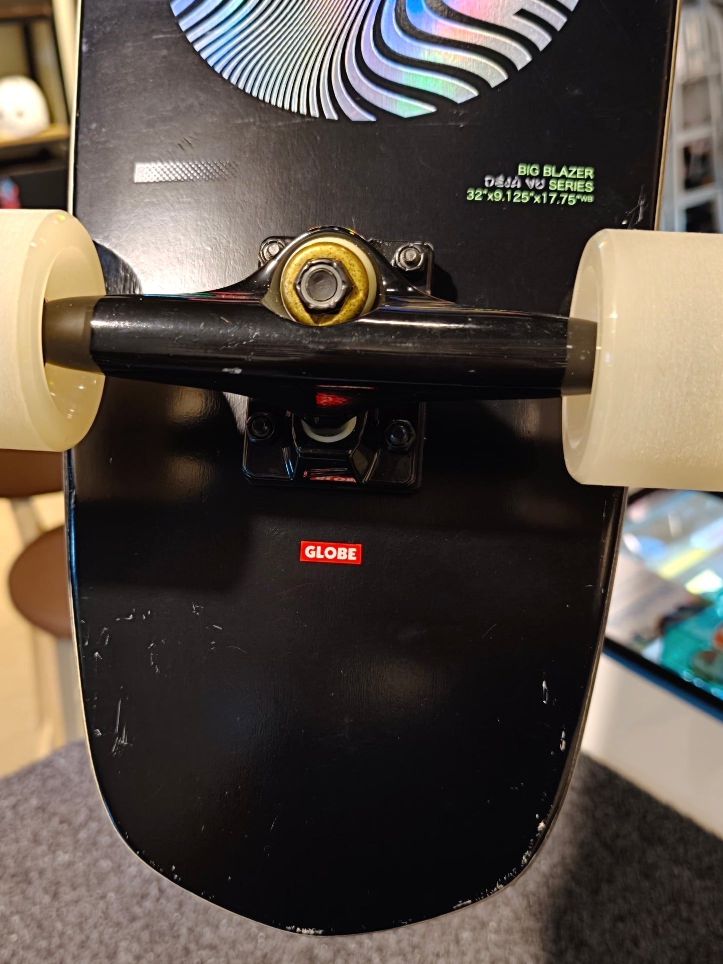 Globe Big Blazer Black/Green 32" Cruiser Board [Outlet]