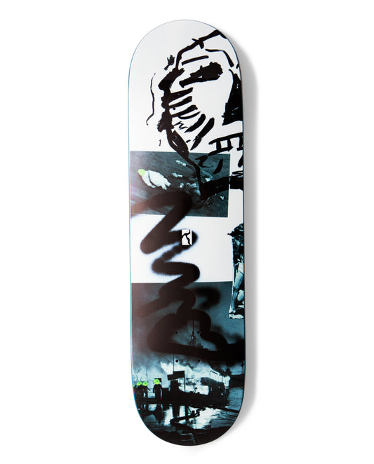 Poetic Skull Collage 1 8.125"/8.5" deck