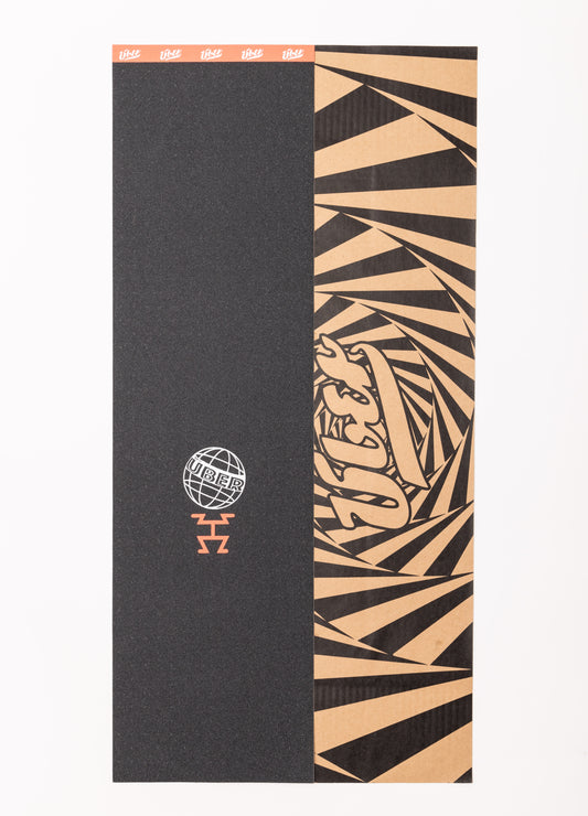 Uber Globe perforated griptape