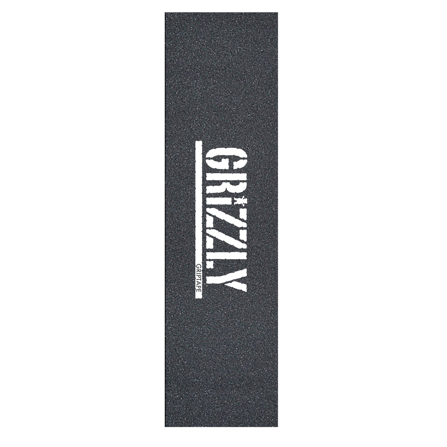 Grizzly White Stamp Skateboard Griptape