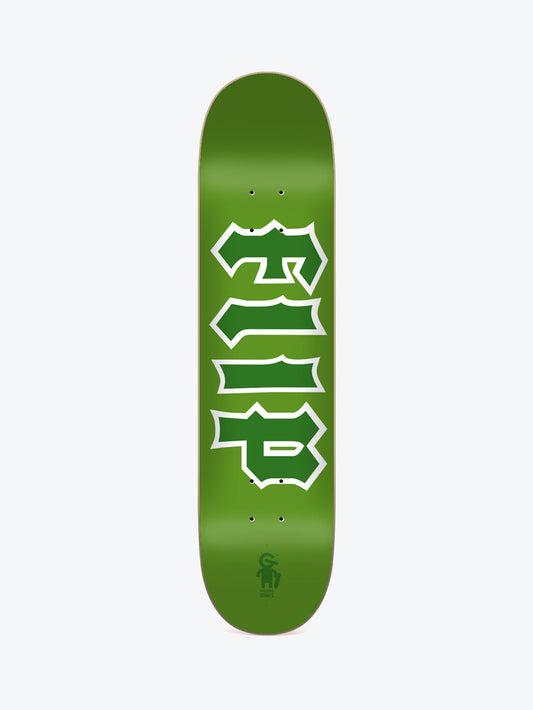 Team Cancelled Young One Green 7.625" FLIP Skateboard Deck