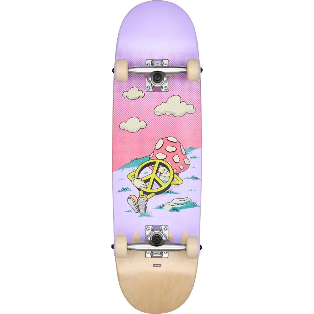 Globe Kids Wide Mid Peace Man 8.25" Skateboard